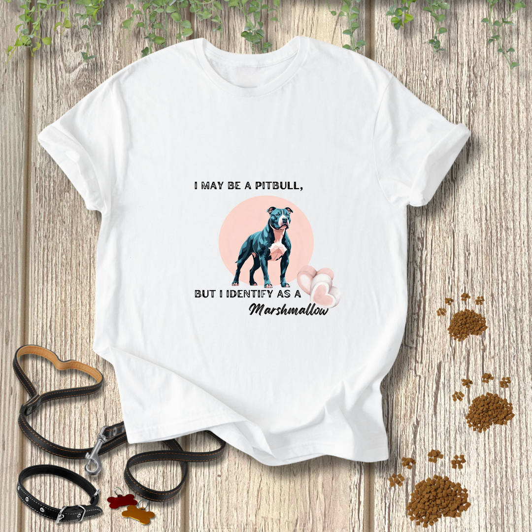 I may be a Pitbull, but I identify as a marshmallow