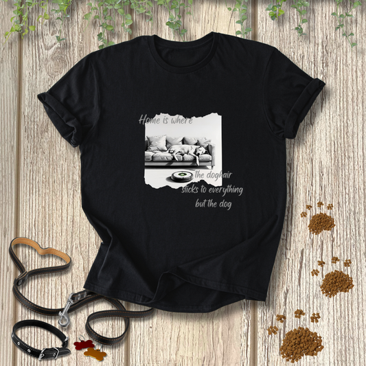 Home is where the doghair sticks to everything except the dog