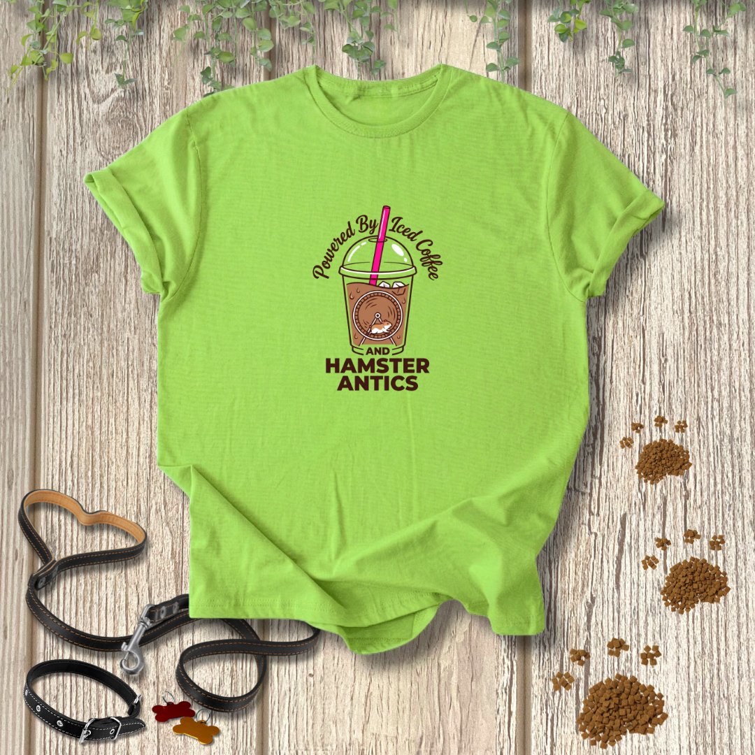 Iced Coffee & Hamster Antics T-shirt