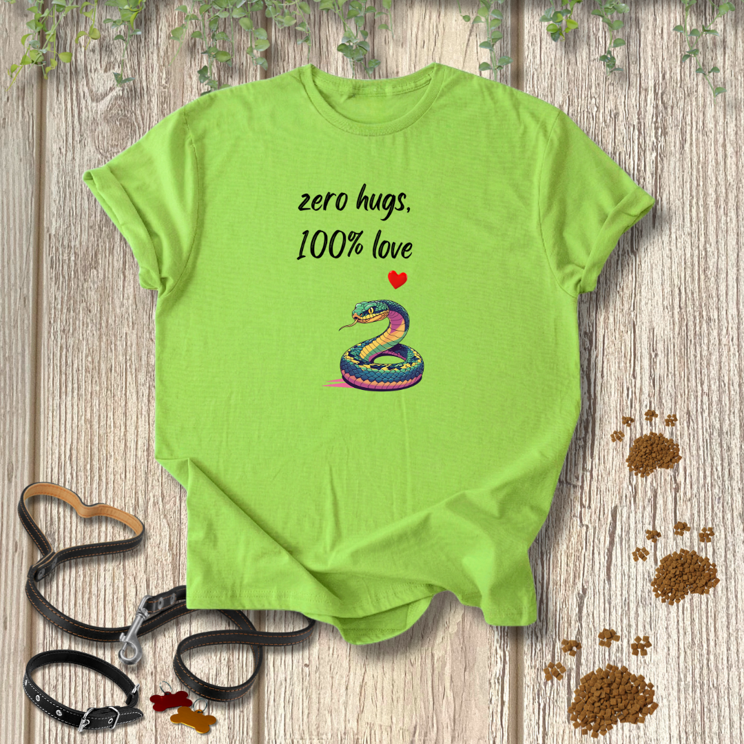 zero hugs, 100% love