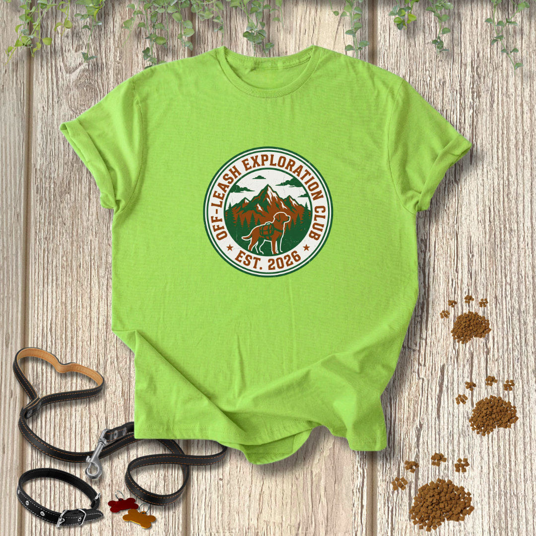 Off-Leash Exploration Club T-shirt