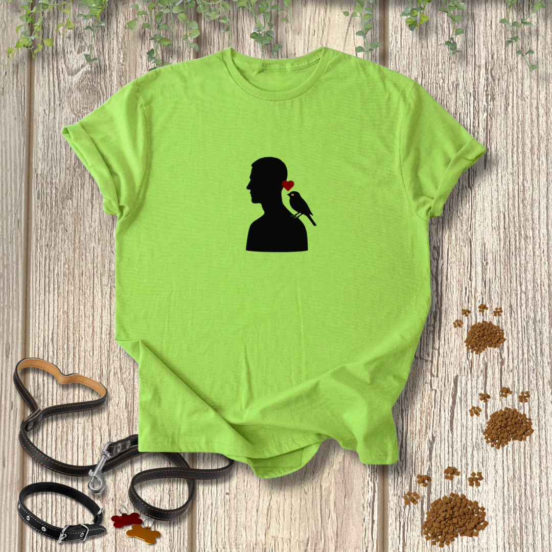 Male Silhouette Bird Love