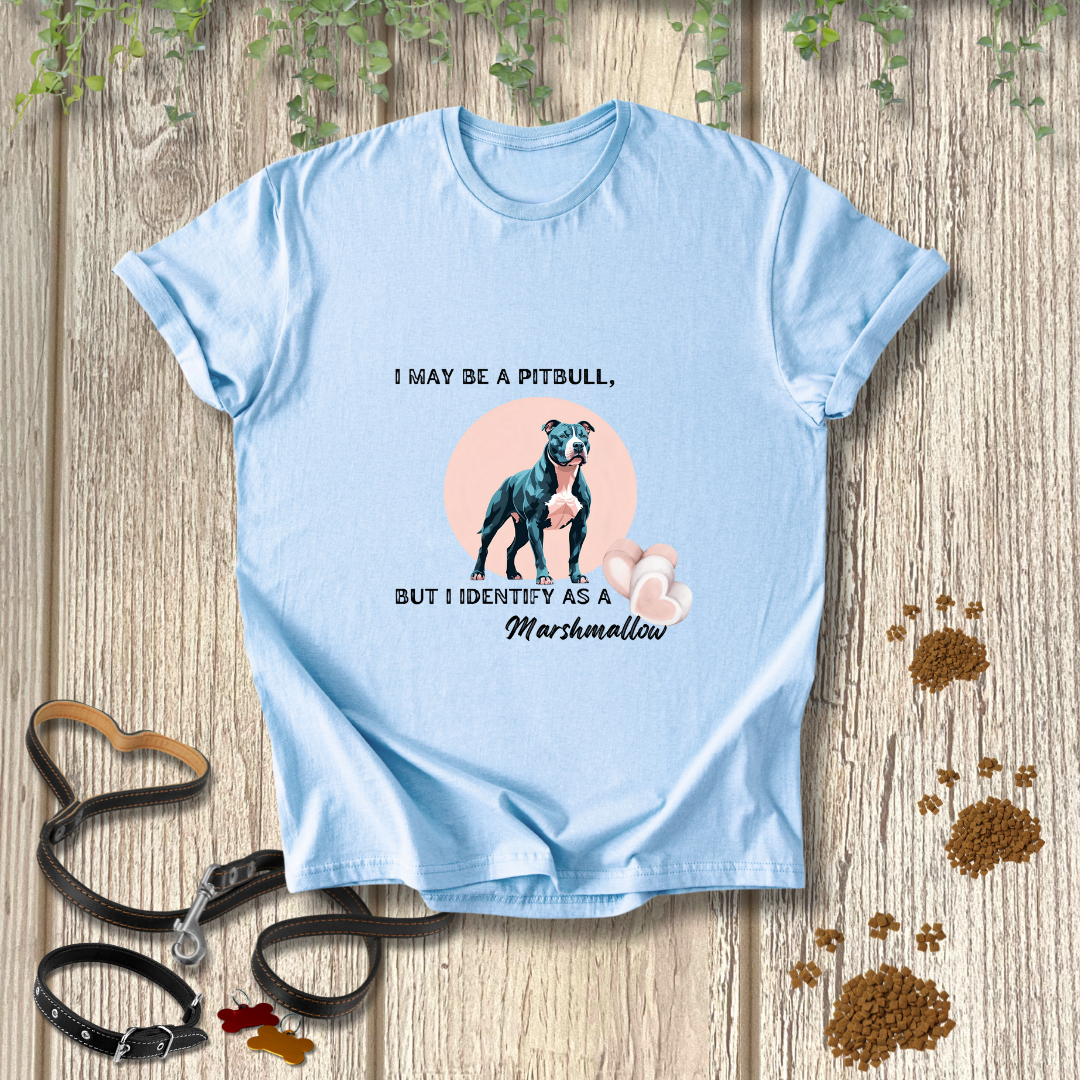 I may be a Pitbull, but I identify as a marshmallow