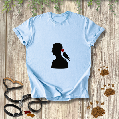 Male Silhouette Bird Love