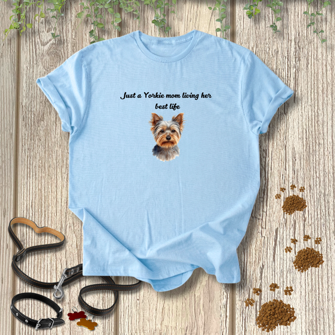 Yorkie Mom T-shirt