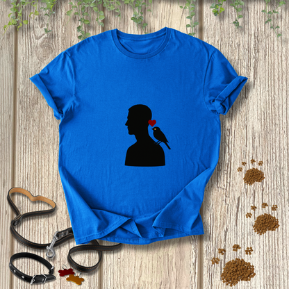 Male Silhouette Bird Love