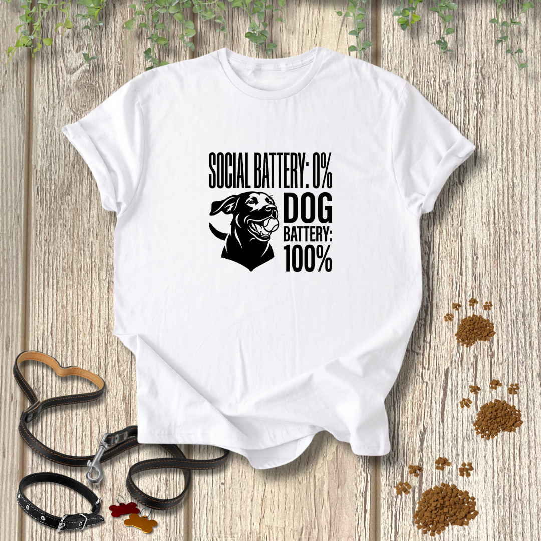 Social Battery 0% T-shirt