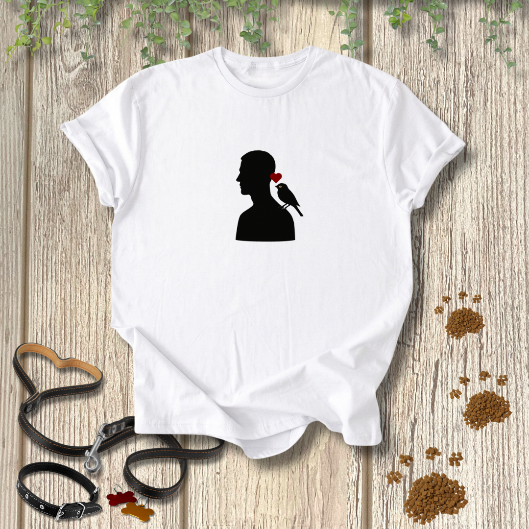 Male Silhouette Bird Love