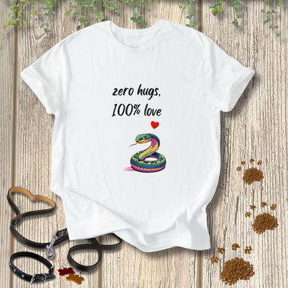 zero hugs, 100% love
