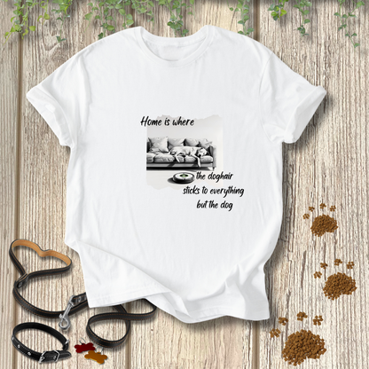 Home is where the doghair sticks to everything except the dog