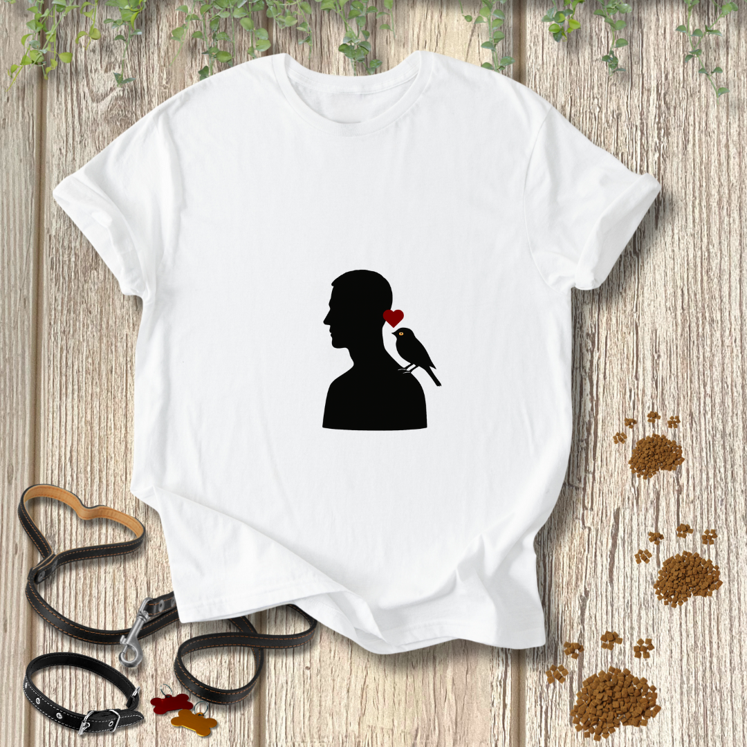 Male Silhouette Bird Love