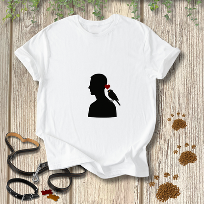 Male Silhouette Bird Love
