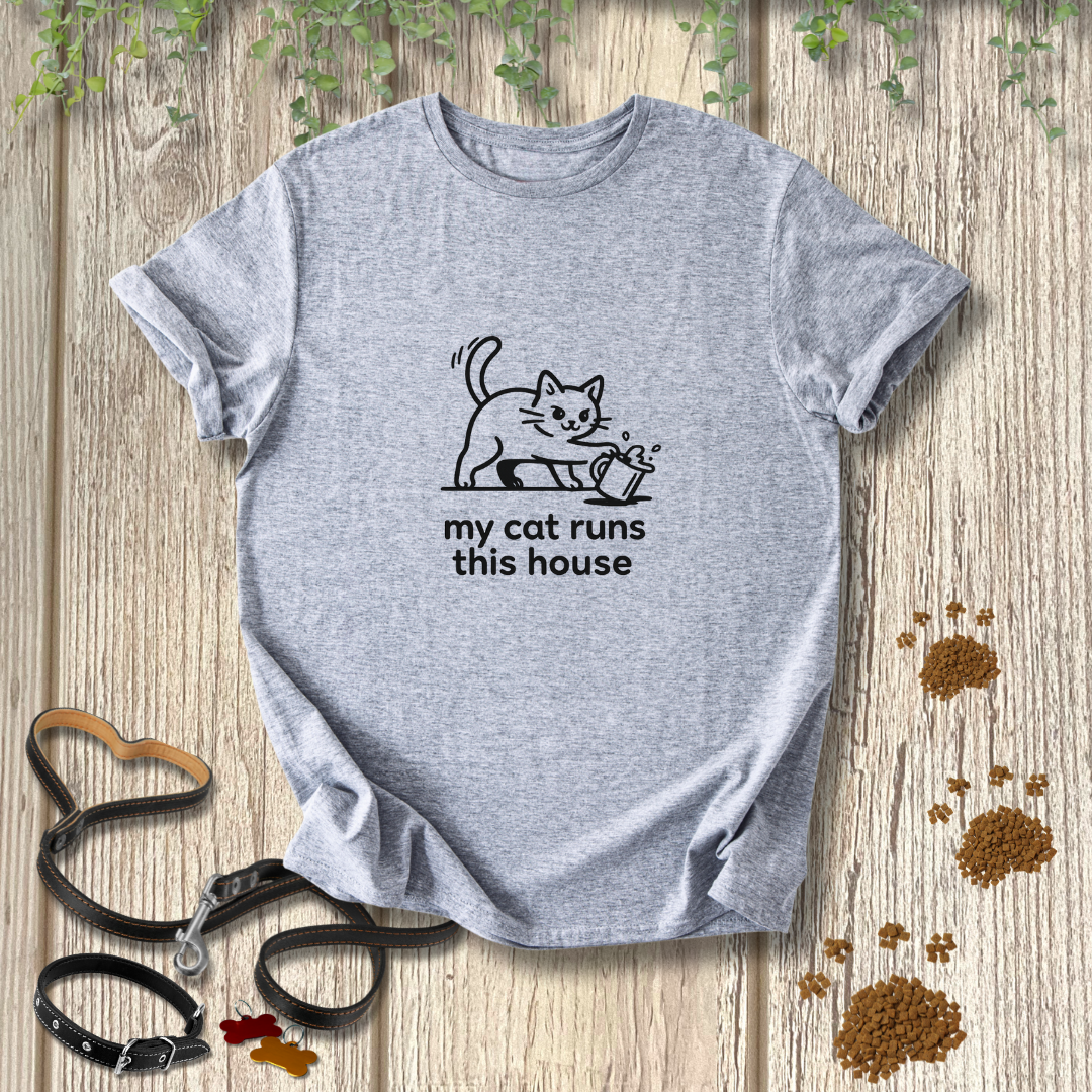 My cat runs this house