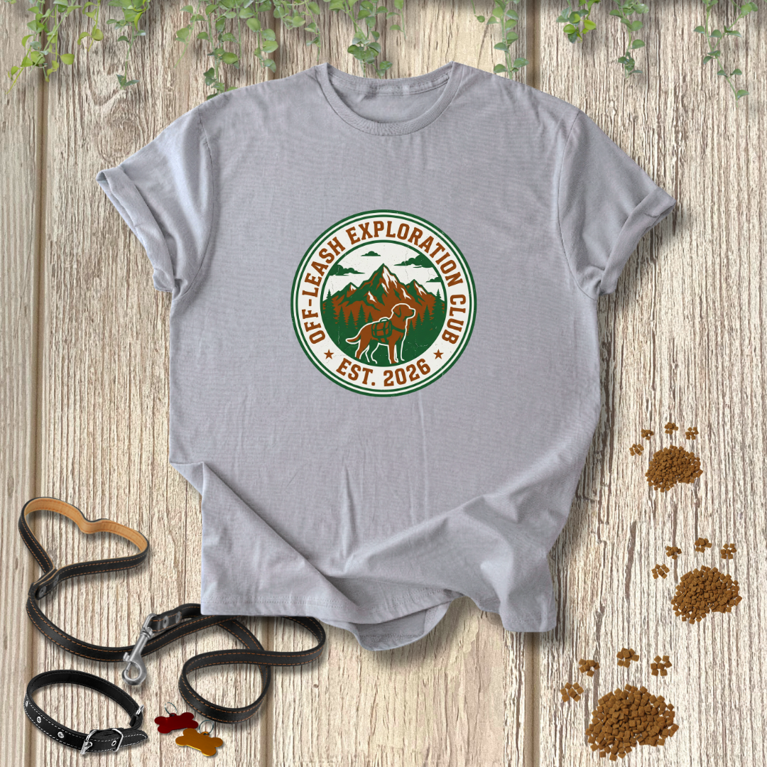 Off-Leash Exploration Club T-shirt