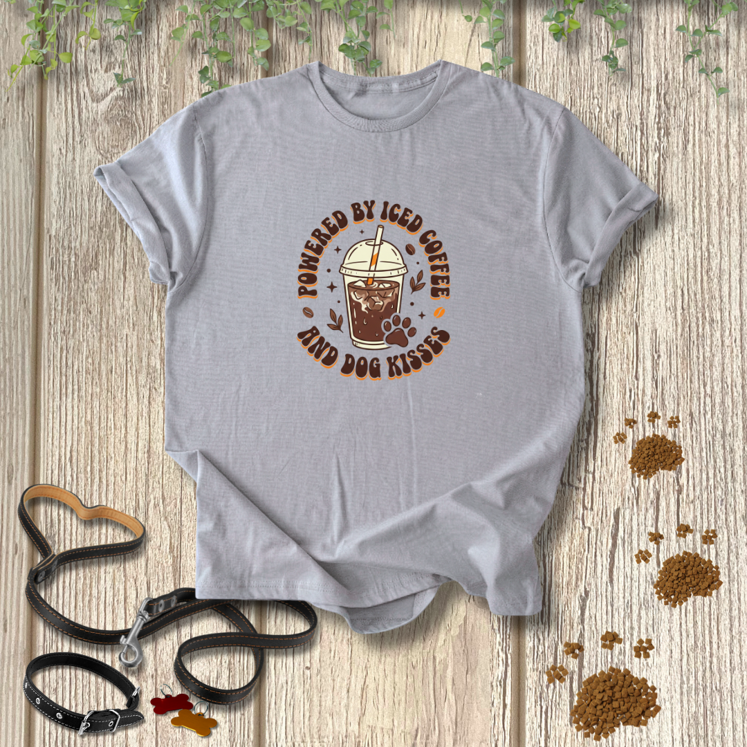 Iced Coffee & Dog Kisses T-shirt