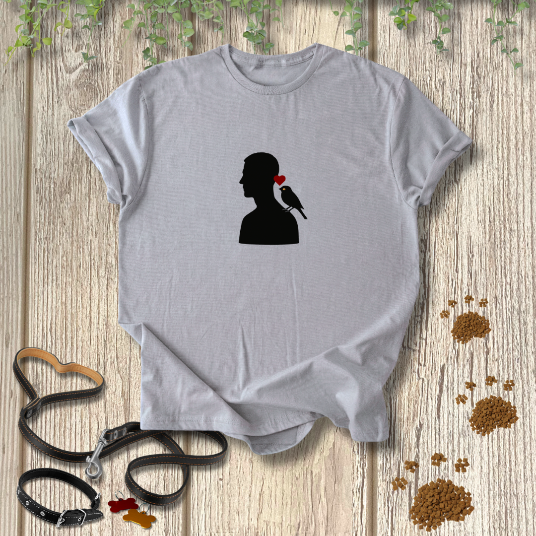 Male Silhouette Bird Love