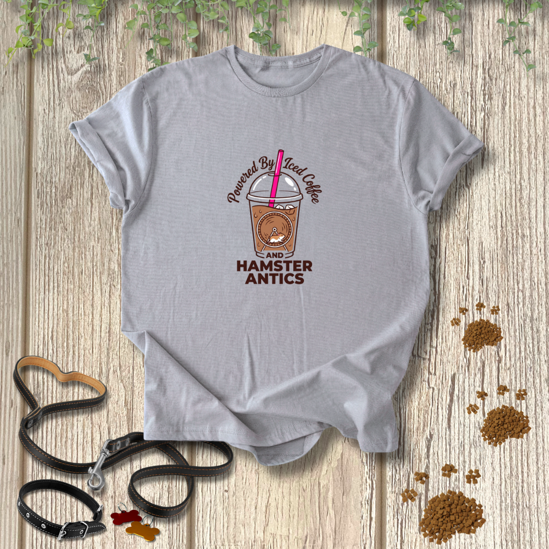 Iced Coffee & Hamster Antics T-shirt