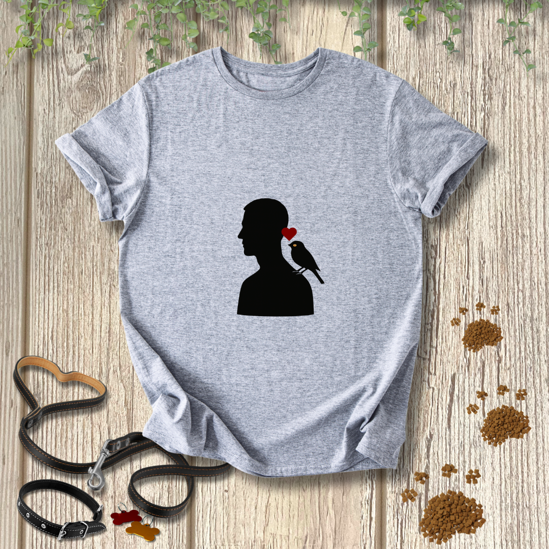 Male Silhouette Bird Love