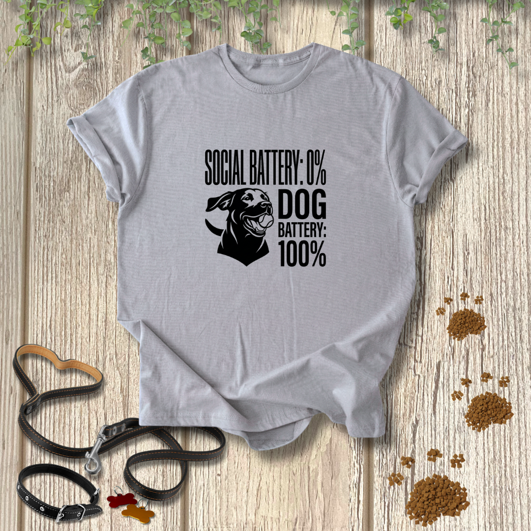 Social Battery 0% T-shirt