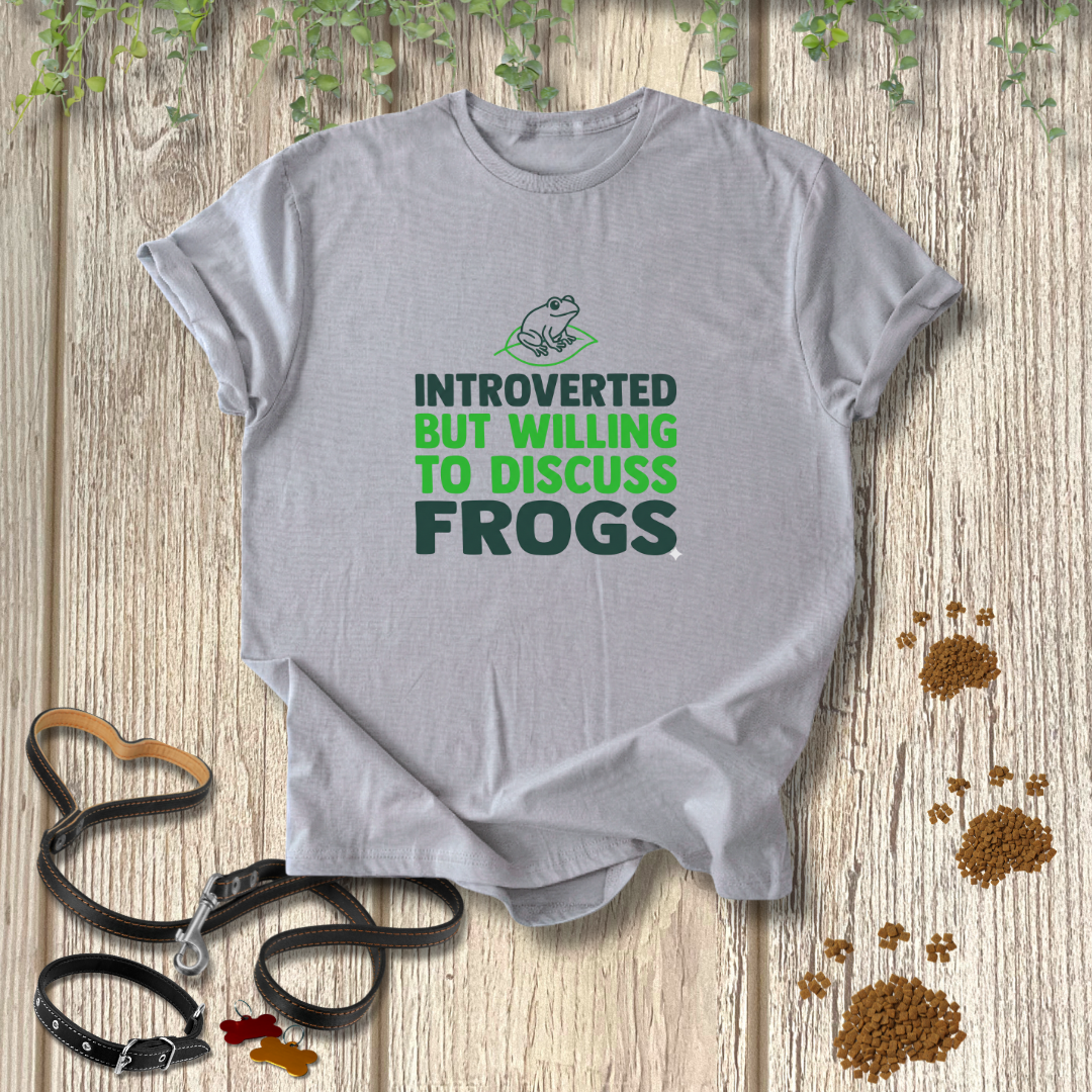 Willing To Discuss Frogs T-shirt