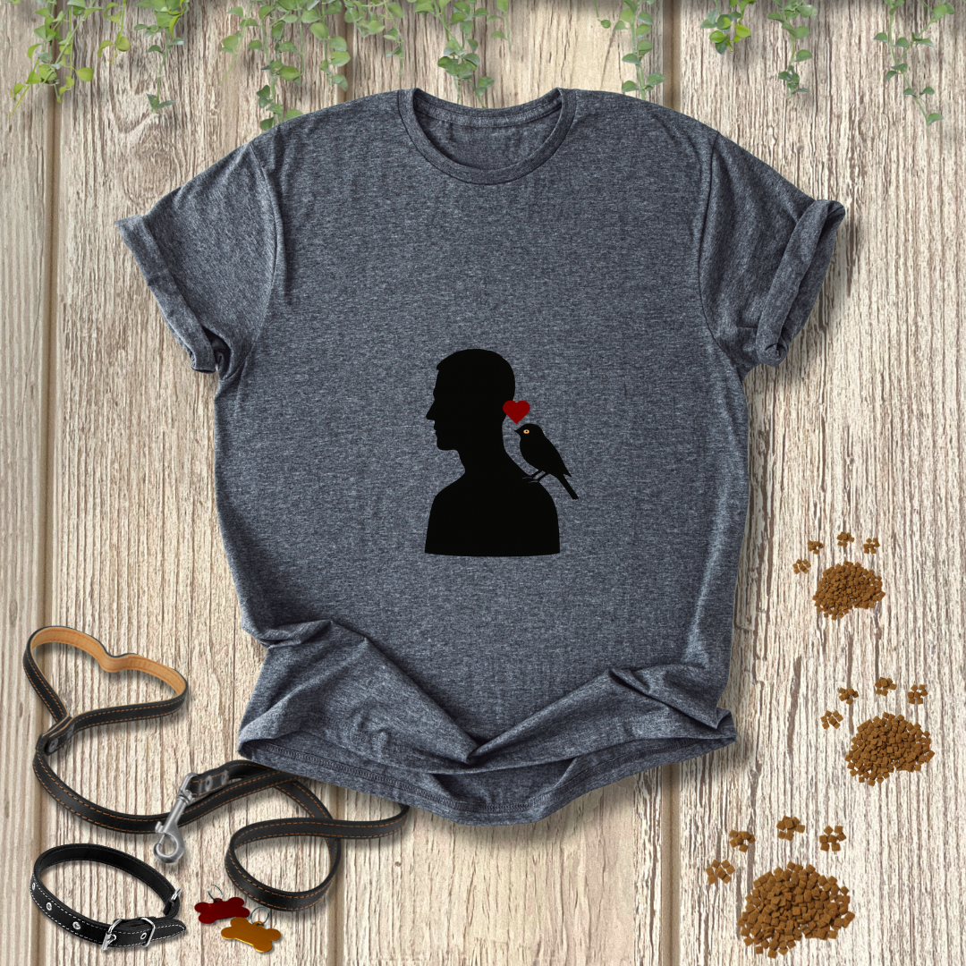 Male Silhouette Bird Love