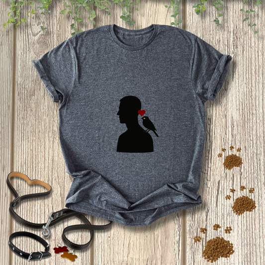 Male Silhouette Bird Love