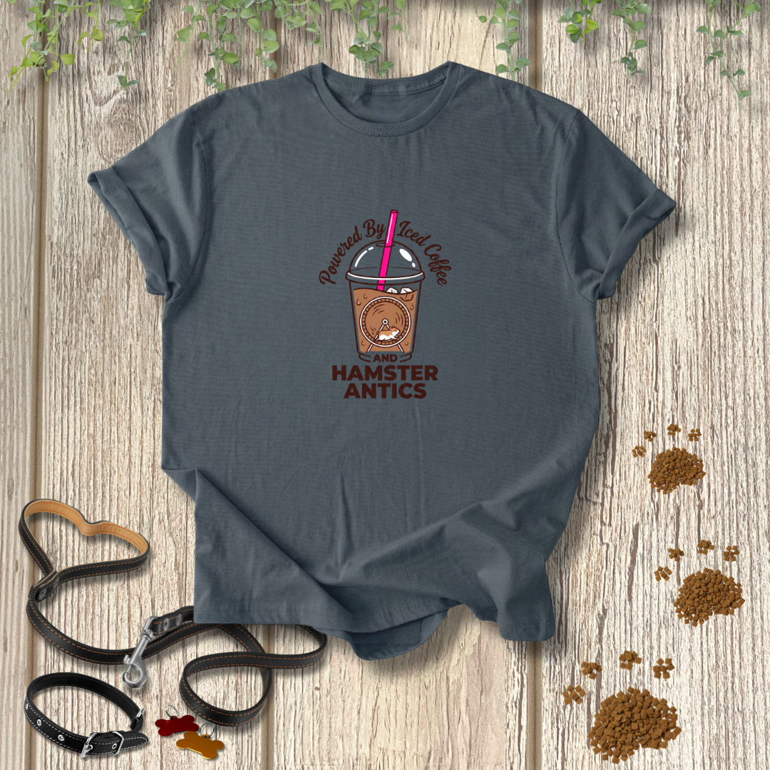Iced Coffee & Hamster Antics T-shirt