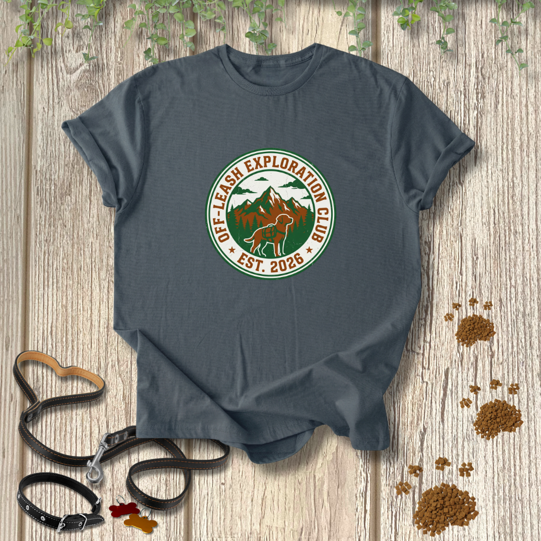 Off-Leash Exploration Club T-shirt