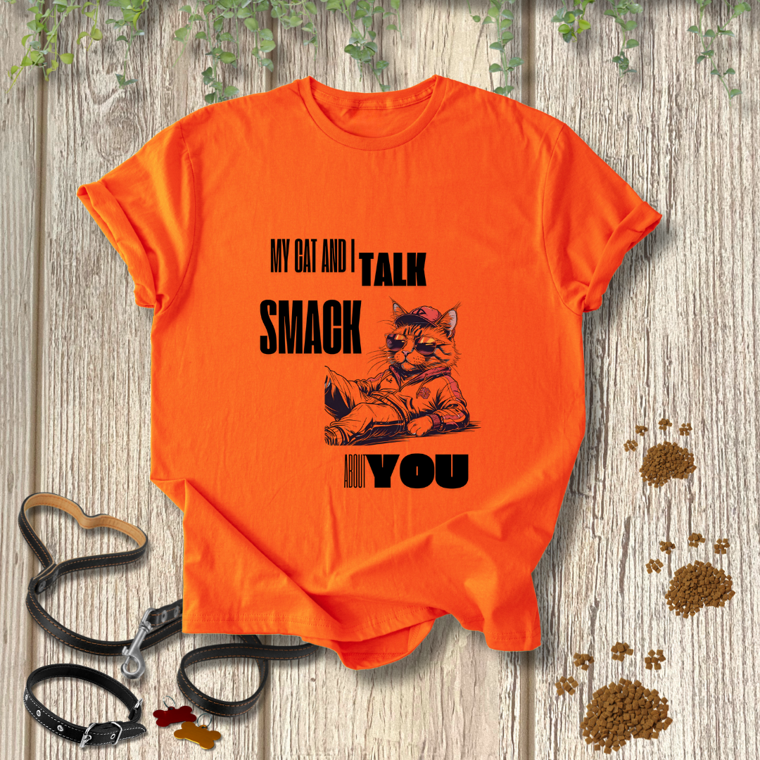 My cat and I talk smack about you