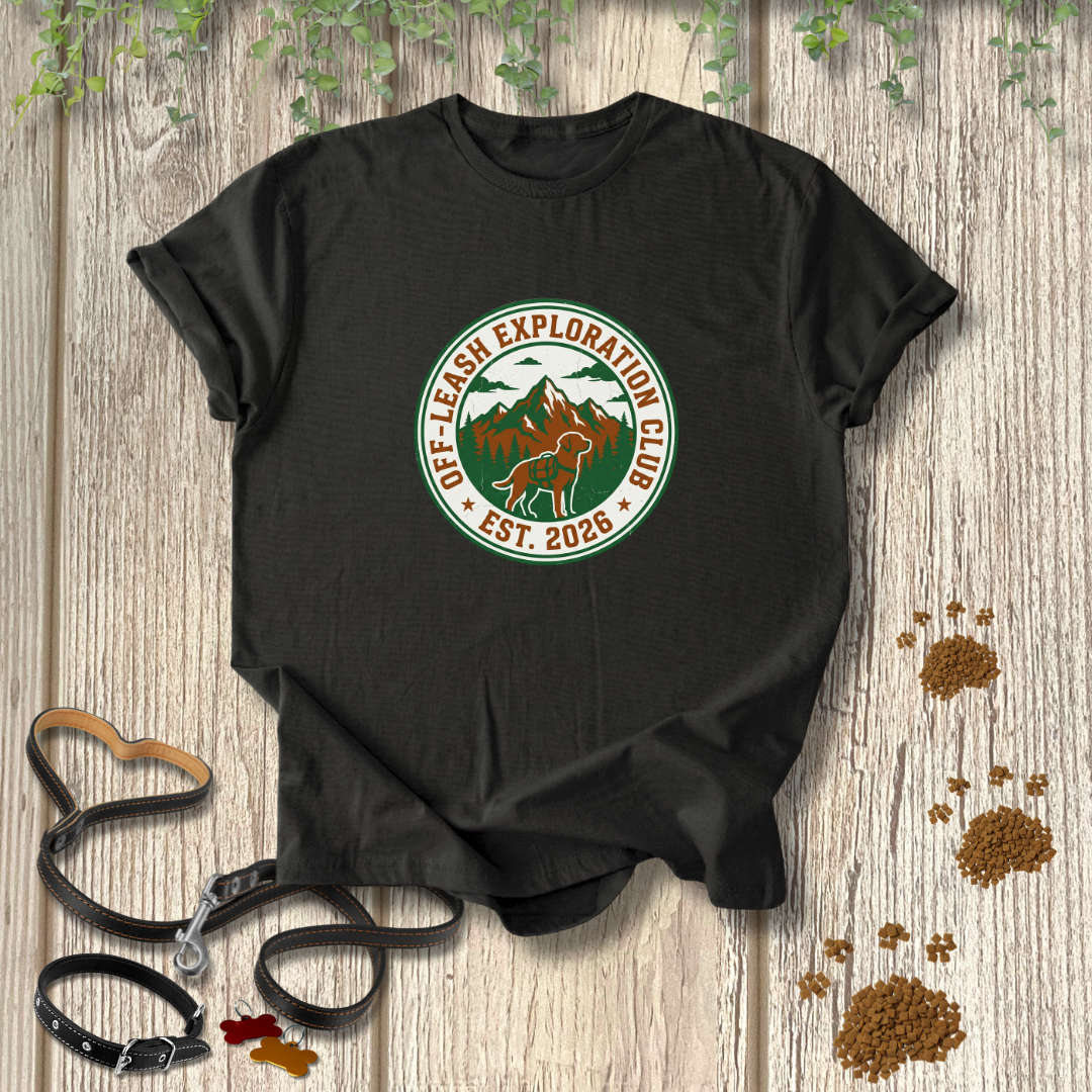 Off-Leash Exploration Club T-shirt