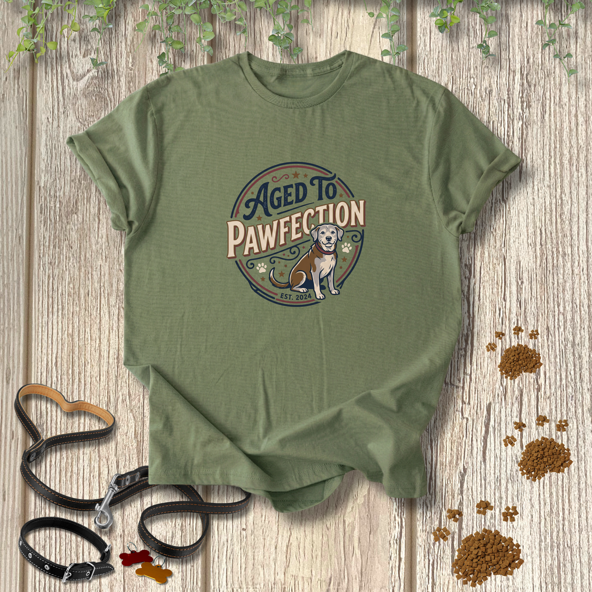 Aged to Pawfection T-shirt