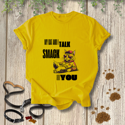 My cat and I talk smack about you