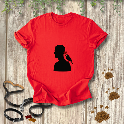 Male Silhouette Bird Love