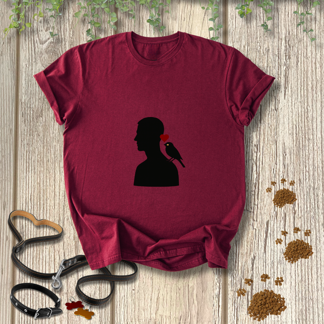 Male Silhouette Bird Love