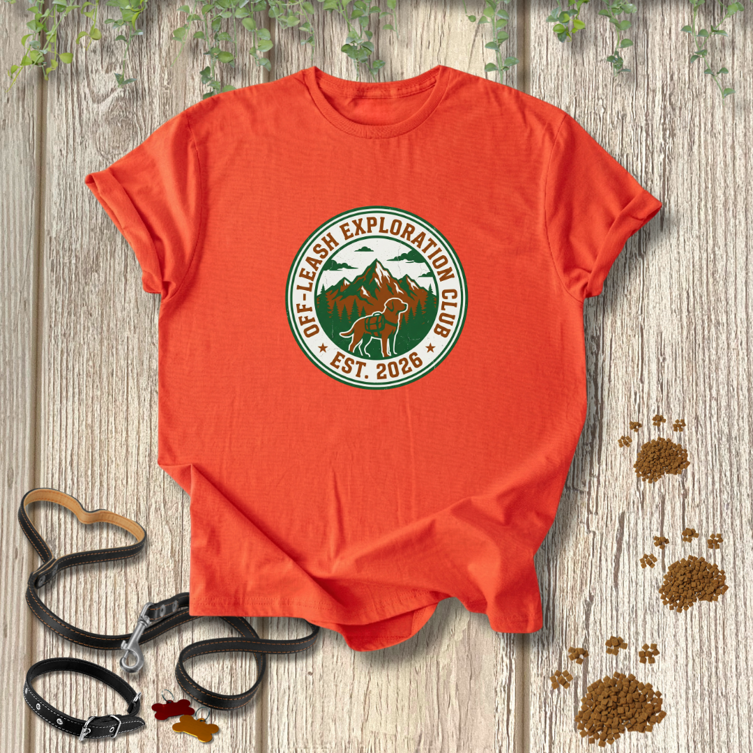 Off-Leash Exploration Club T-shirt