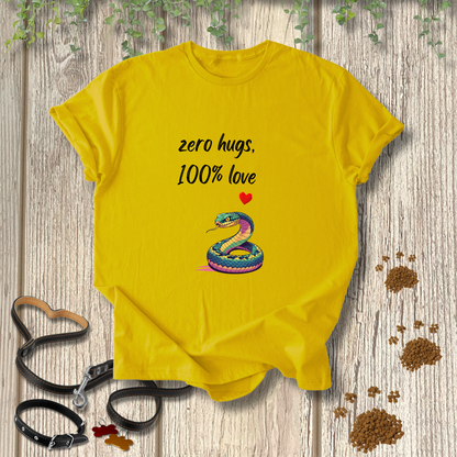 zero hugs, 100% love