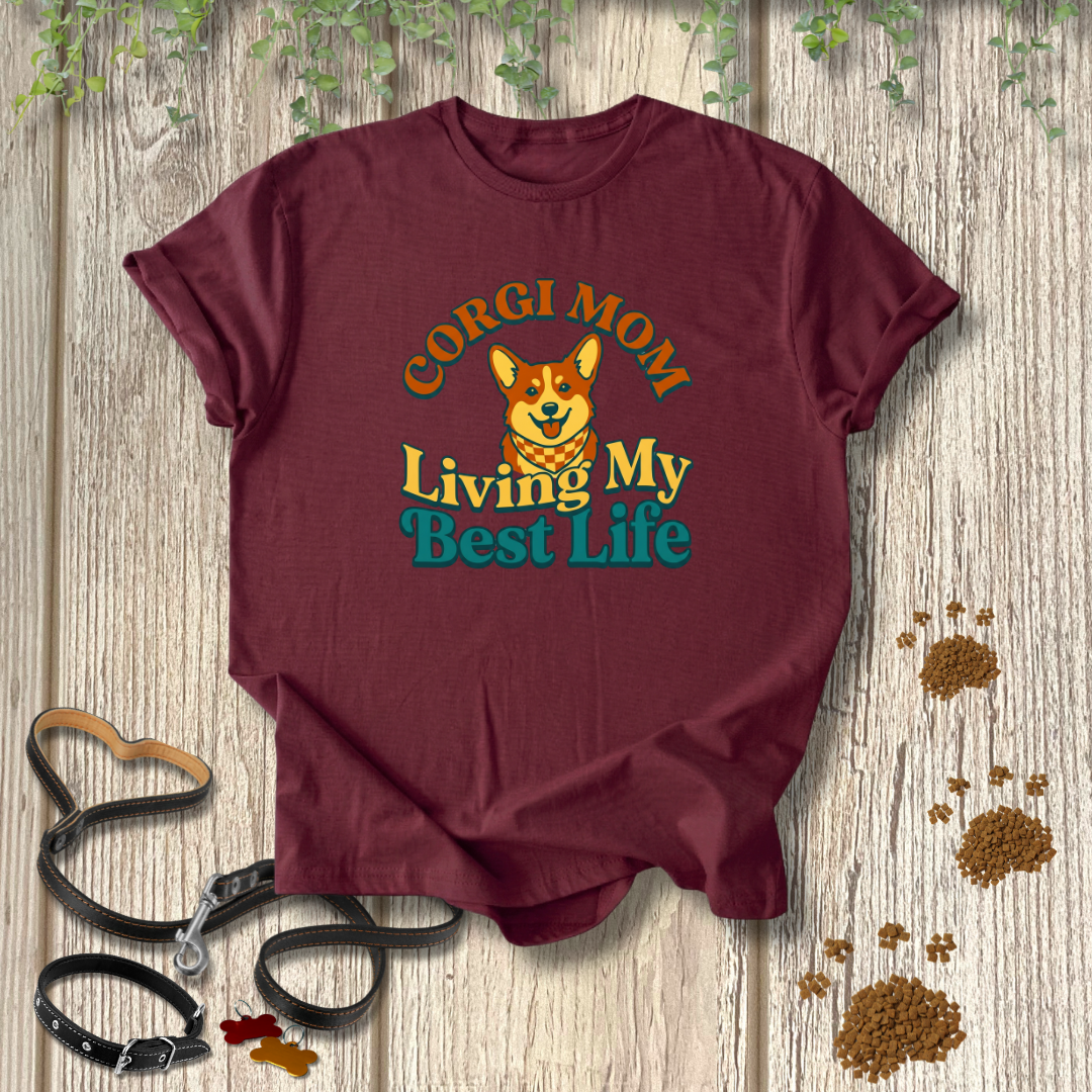 Corgi Mom Life T-shirt