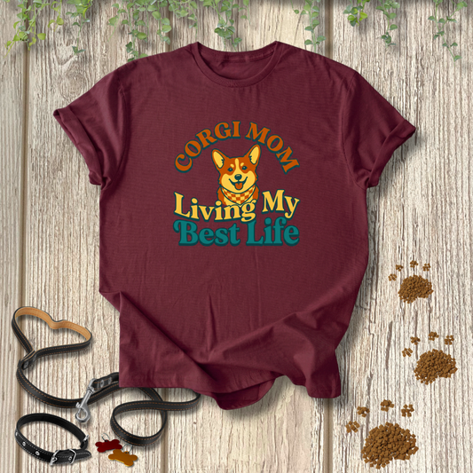 Corgi Mom Life T-shirt