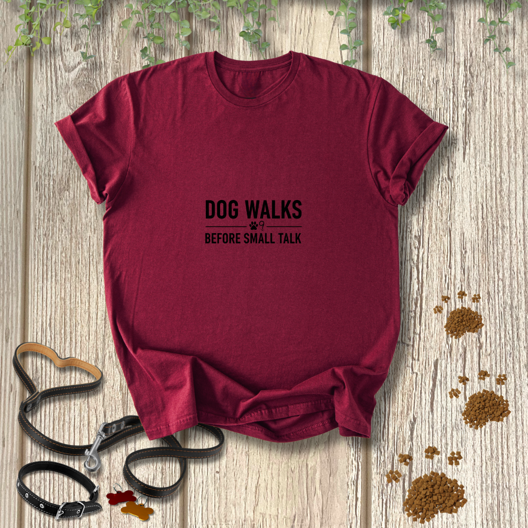 Dog Walks Before Small Talk