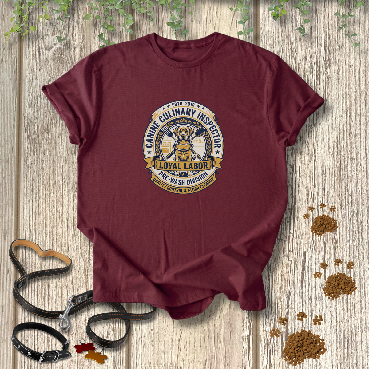 Canine Culinary Inspector T-shirt