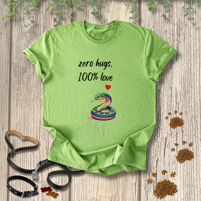 zero hugs, 100% love