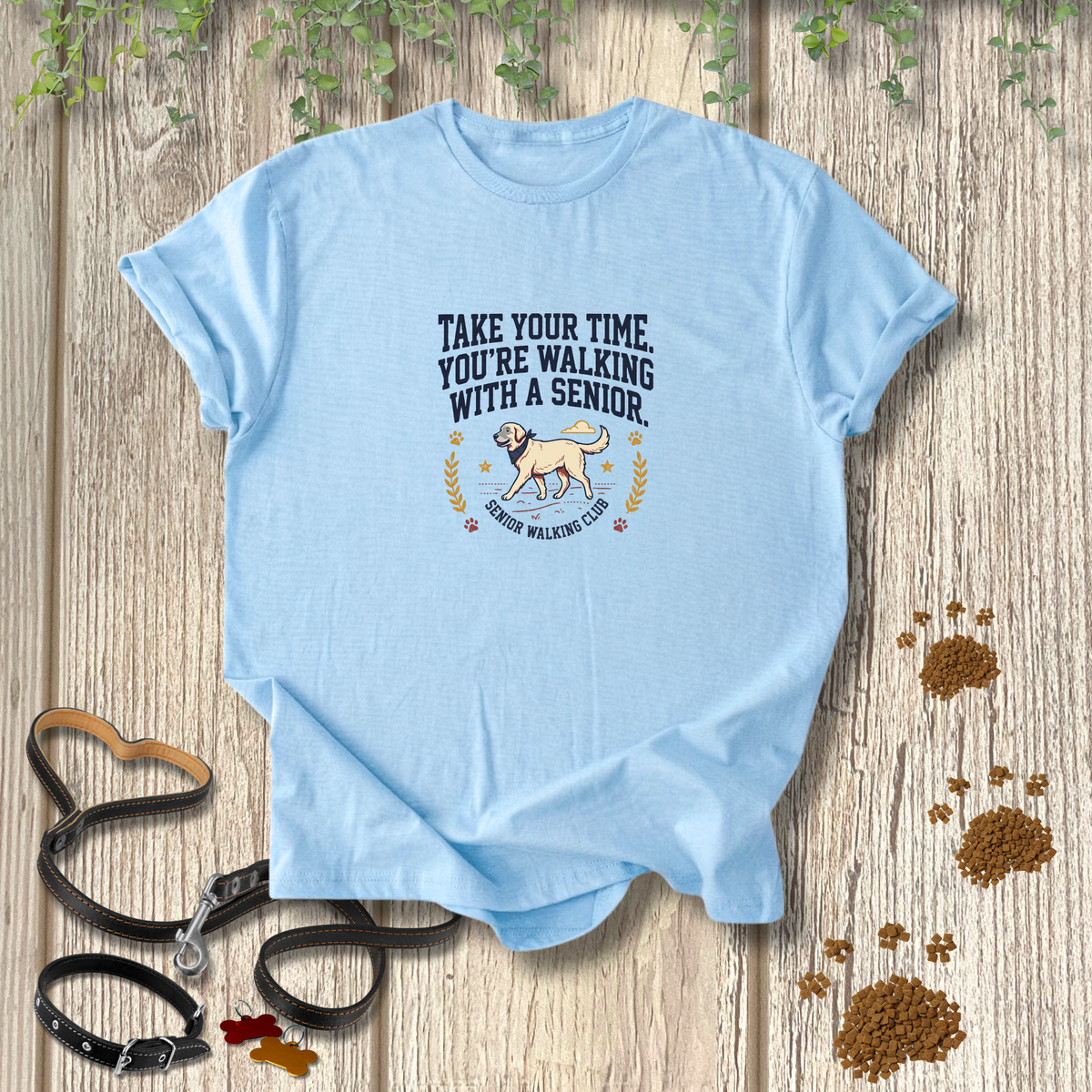 Walking with a Senior T-shirt
