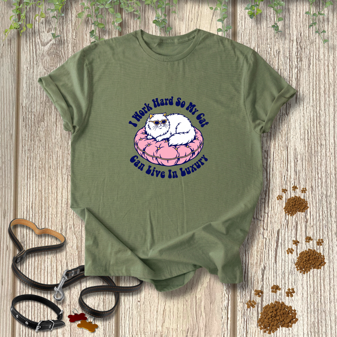 Cat Lives in Luxury T-shirt