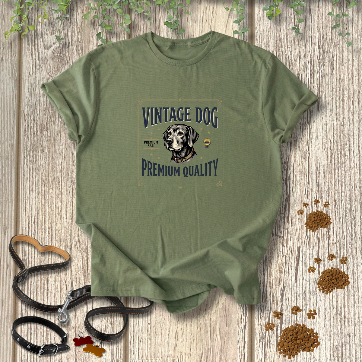 Vintage Dog Premium Quality T-shirt