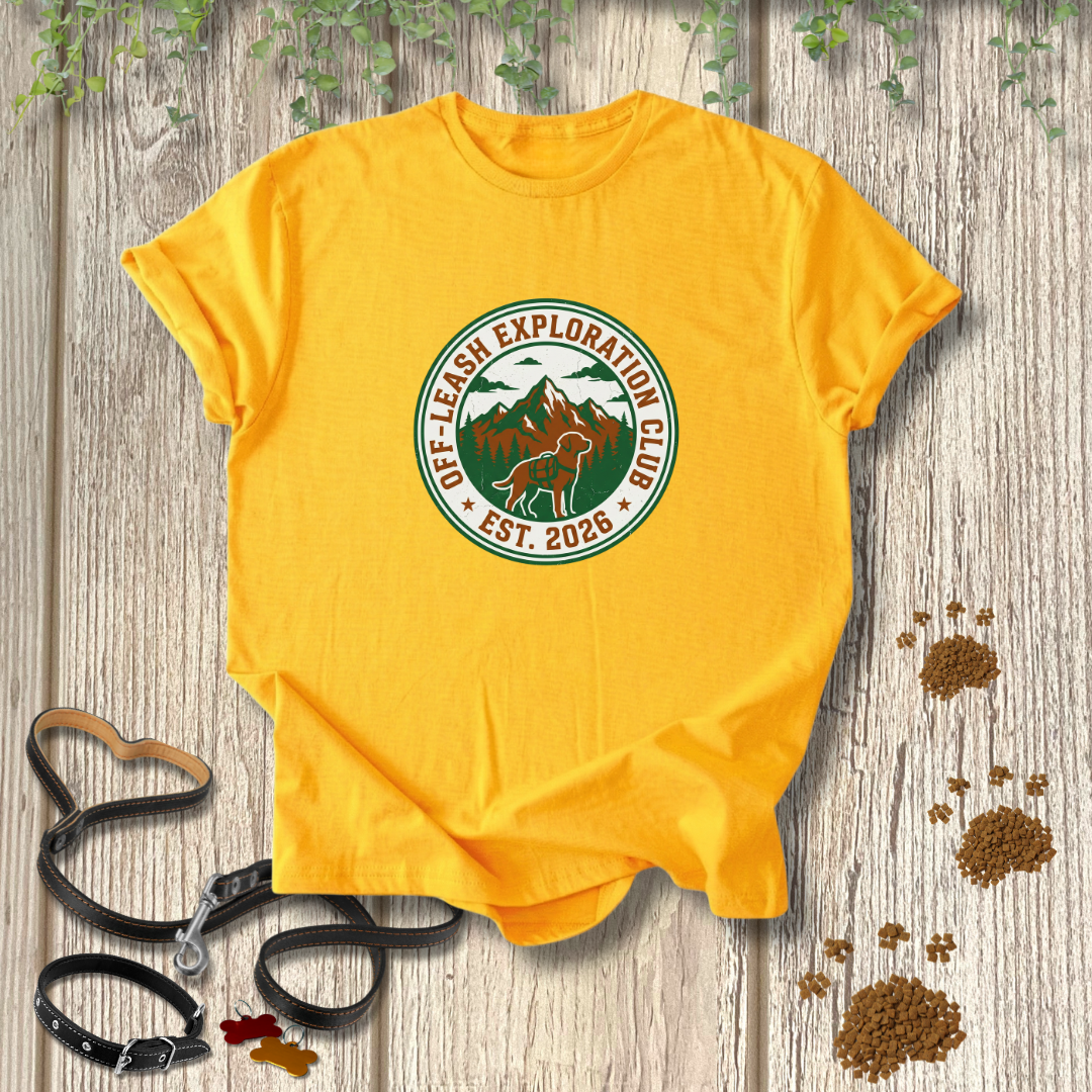 Off-Leash Exploration Club T-shirt