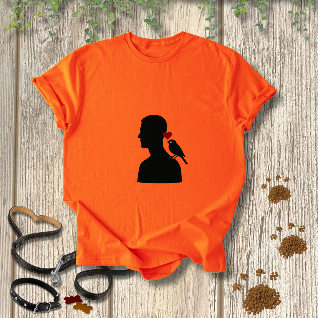 Male Silhouette Bird Love