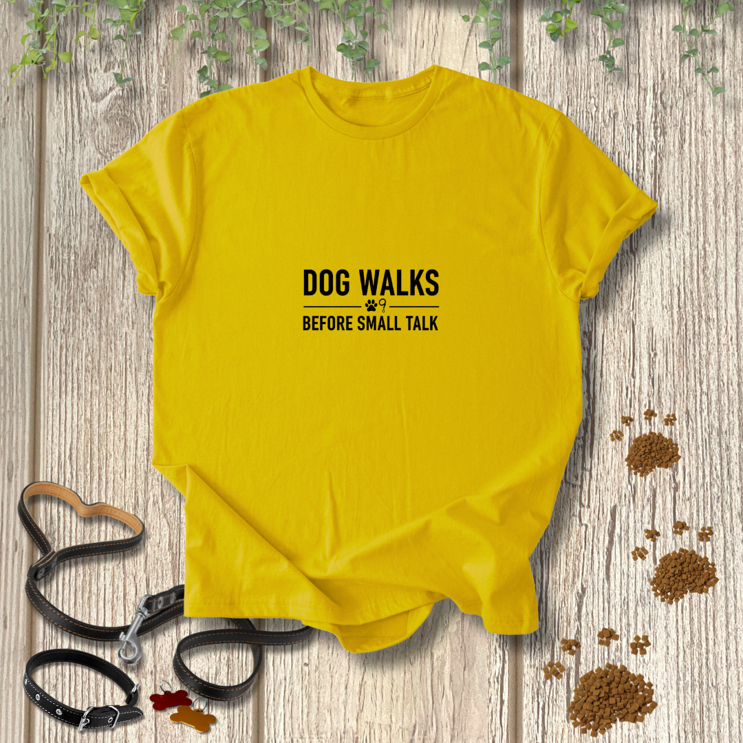Dog Walks Before Small Talk