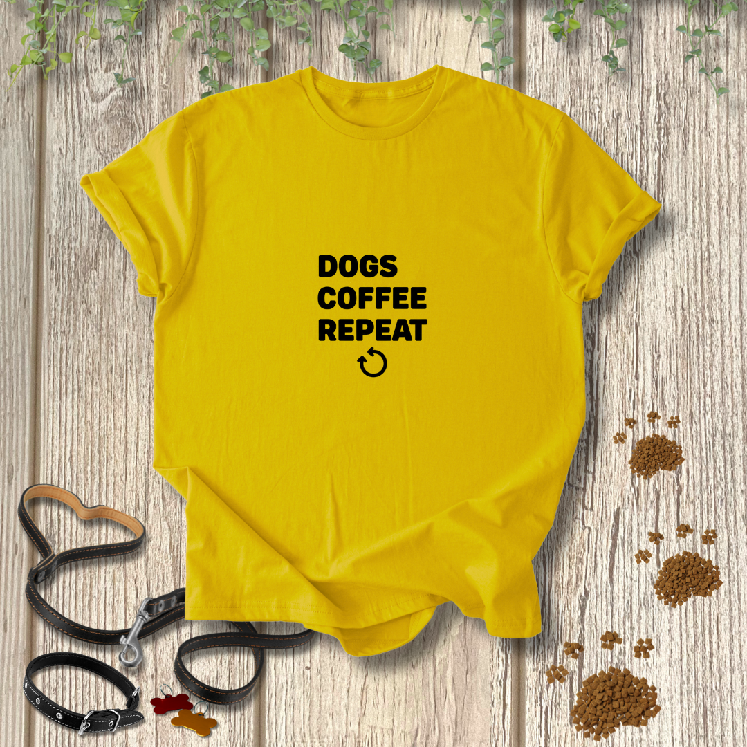 Dogs Coffee Repeat