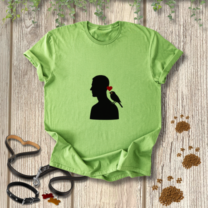 Male Silhouette Bird Love