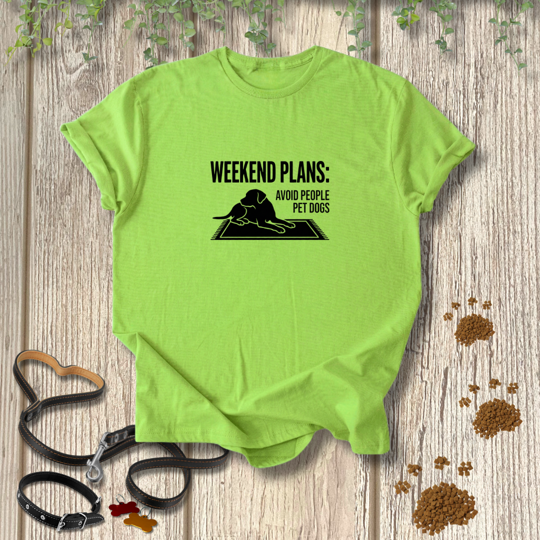 Weekend Plans T-shirt